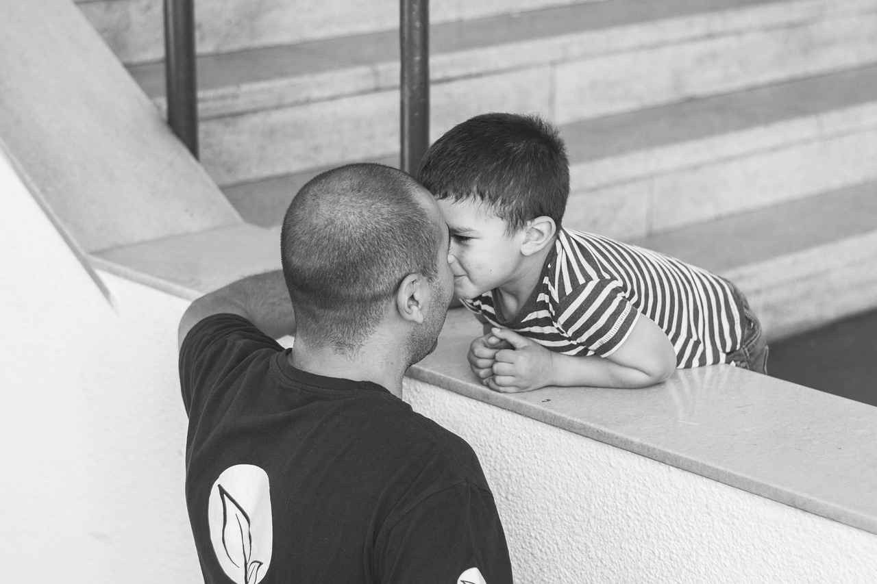 dieťa a otec