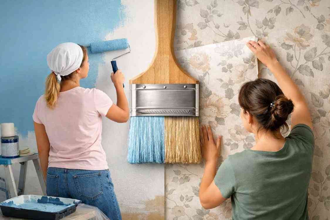 Tapetovať alebo maľovať