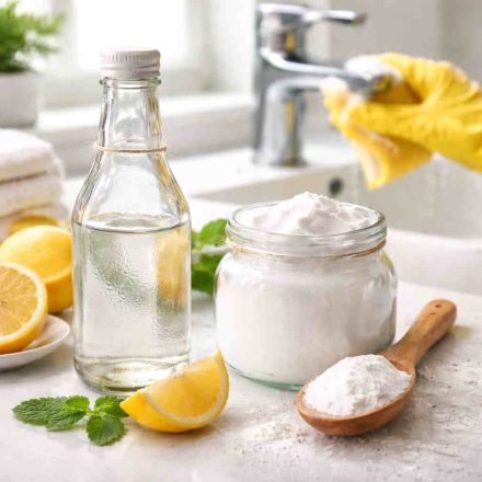 Ocot a sóda bikarbóna na vodný kameň: overený trik, ktorý naozaj funguje